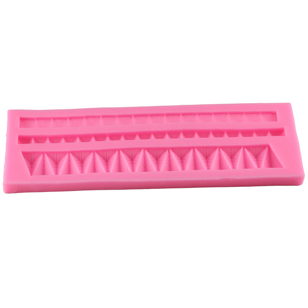 Jewelry Border Silicone Mold - bakeware bake house kitchenware bakers supplies baking
