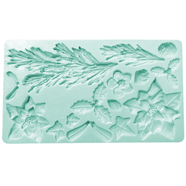 3D Christmas Style Silicone Mold - bakeware bake house kitchenware bakers supplies baking
