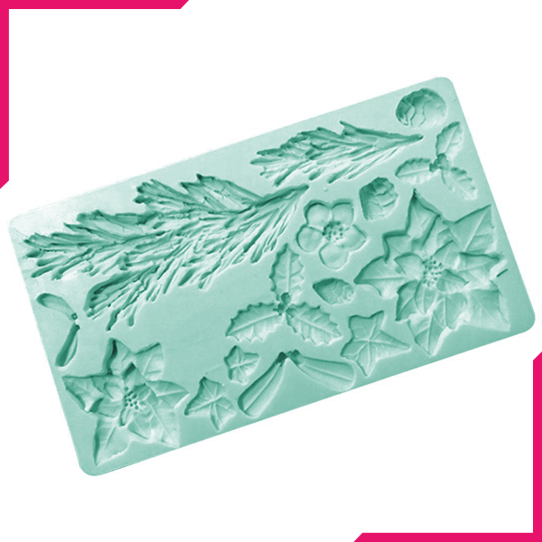 3D Christmas Style Silicone Mold - bakeware bake house kitchenware bakers supplies baking