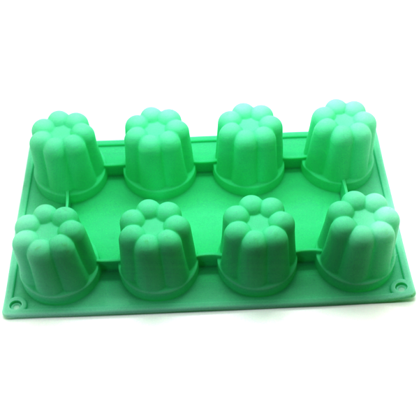 Silicone Muffin jelly Mold 8 cavity - bakeware bake house kitchenware bakers supplies baking