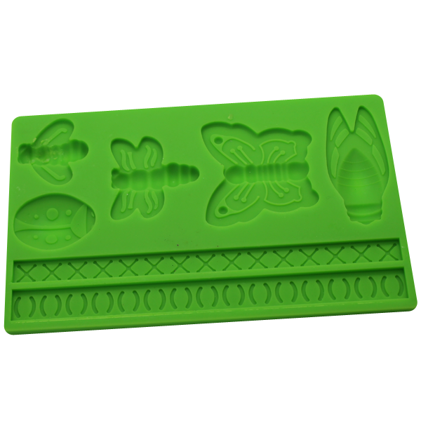 Butterfly, Bee, & Bulb Silicone Mold - bakeware bake house kitchenware bakers supplies baking