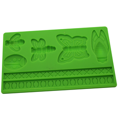 Butterfly, Bee, & Bulb Silicone Mold - bakeware bake house kitchenware bakers supplies baking