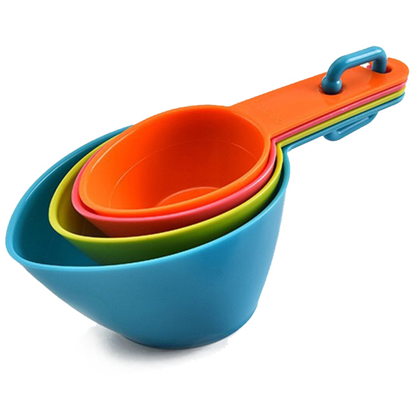 Colorful 4Pcs Measuring Cups - bakeware bake house kitchenware bakers supplies baking