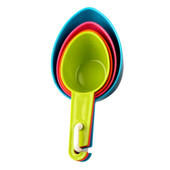 Colorful 4Pcs Measuring Cups - bakeware bake house kitchenware bakers supplies baking