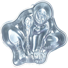 Silver Cartoon Cake Mould - Spiderman - bakeware bake house kitchenware bakers supplies baking