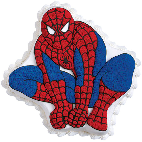 Silver Cartoon Cake Mould - Spiderman - bakeware bake house kitchenware bakers supplies baking