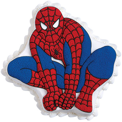 Silver Cartoon Cake Mould - Spiderman - bakeware bake house kitchenware bakers supplies baking
