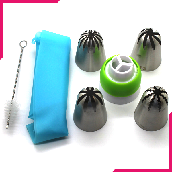 Tricolor Converter Cake Decorating Tools Set - bakeware bake house kitchenware bakers supplies baking