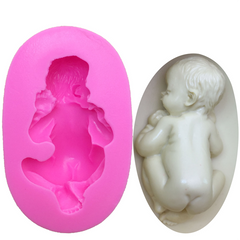 Silicone Fondant Mold Small Baby - bakeware bake house kitchenware bakers supplies baking