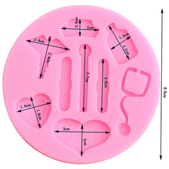 Nurse Theme Silicone Mold - bakeware bake house kitchenware bakers supplies baking