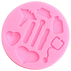 Nurse Theme Silicone Mold - bakeware bake house kitchenware bakers supplies baking