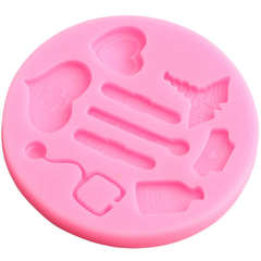 Nurse Theme Silicone Mold - bakeware bake house kitchenware bakers supplies baking