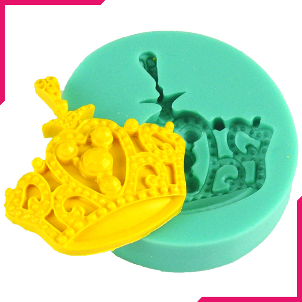 Silicone fondant mold crown - bakeware bake house kitchenware bakers supplies baking
