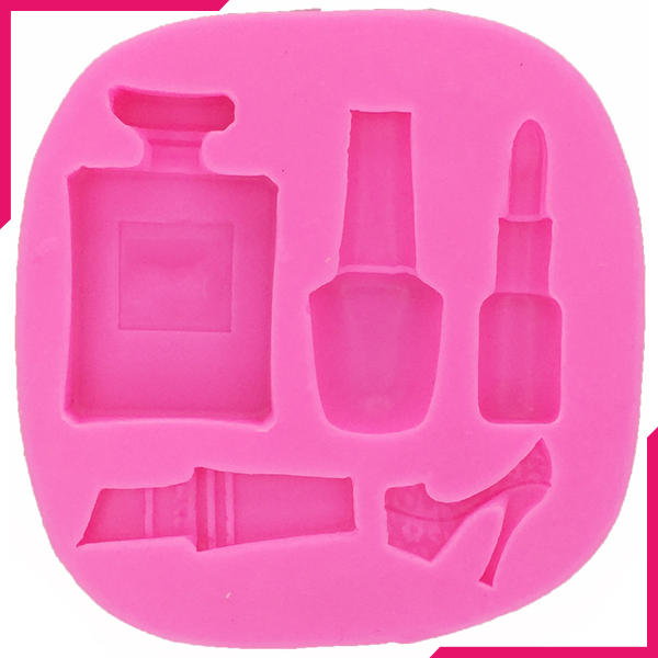 Silicone Fondant Mold Makeup Tools - bakeware bake house kitchenware bakers supplies baking
