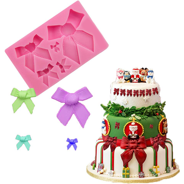 Bowknot Silicone fondant mold - bakeware bake house kitchenware bakers supplies baking