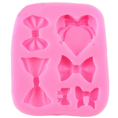 Silicone Fondant Mold Bow Set - bakeware bake house kitchenware bakers supplies baking