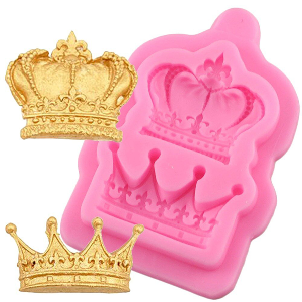 3D Crowns Silicone Mold - bakeware bake house kitchenware bakers supplies baking