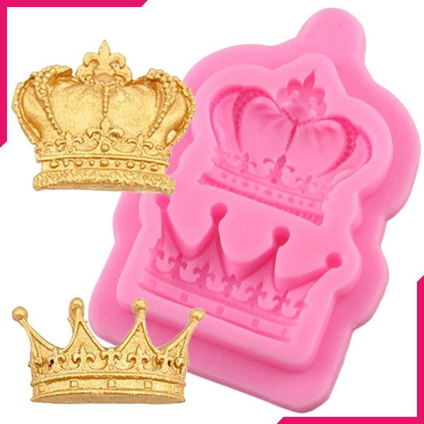 3D Crowns Silicone Mold - bakeware bake house kitchenware bakers supplies baking
