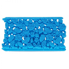 Fondant Net Stamp Floral & Leaf - bakeware bake house kitchenware bakers supplies baking