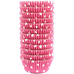Pink Dot Mini Cupcake Liners 200pcs - bakeware bake house kitchenware bakers supplies baking