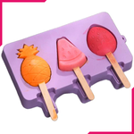 Popsicle Silicone Mold With Wooden Sticks Summer Theme - bakeware bake house kitchenware bakers supplies baking
