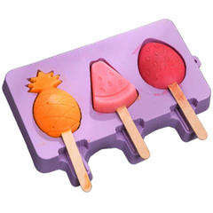 Popsicle Silicone Mold With Wooden Sticks Summer Theme - bakeware bake house kitchenware bakers supplies baking