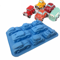 Racing Cars Silicone Mold - bakeware bake house kitchenware bakers supplies baking