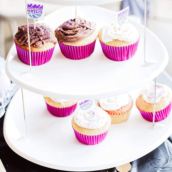 Aluminum Foil Cupcake Liner Pink 100Pcs - bakeware bake house kitchenware bakers supplies baking