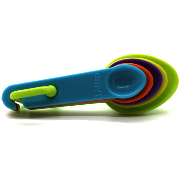 Colorful Measuring Spoons 5Pcs - bakeware bake house kitchenware bakers supplies baking