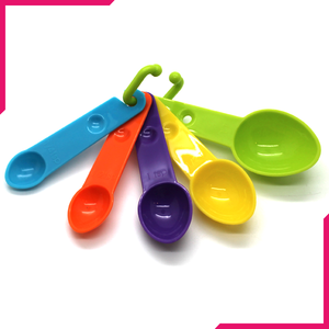 Colorful Measuring Spoons 5Pcs - bakeware bake house kitchenware bakers supplies baking