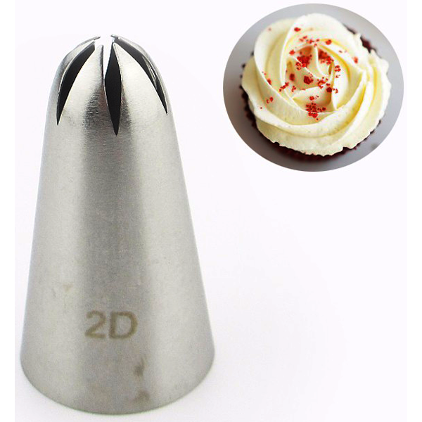 2D Icing Nozzle/tip - bakeware bake house kitchenware bakers supplies baking