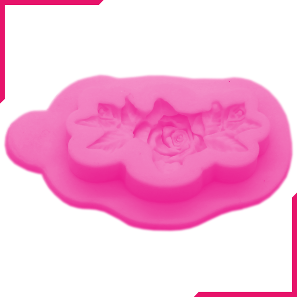 Silicone Fondant Mold Rose Flower - bakeware bake house kitchenware bakers supplies baking