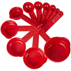 Measuring Cups & Spoons Set 11Pcs - bakeware bake house kitchenware bakers supplies baking