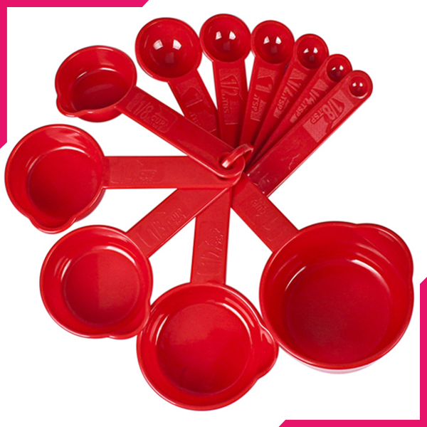 Measuring Cups & Spoons Set 11Pcs - bakeware bake house kitchenware bakers supplies baking