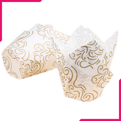 Tulip Paper Cupcake or Muffin Liner -White - bakeware bake house kitchenware bakers supplies baking