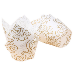 Tulip Paper Cupcake or Muffin Liner -White - bakeware bake house kitchenware bakers supplies baking