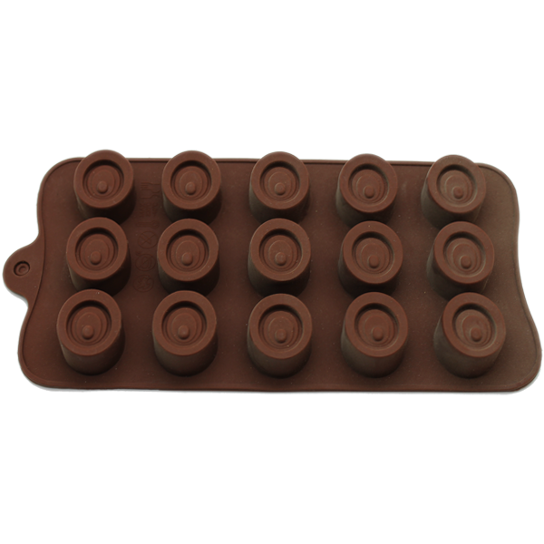 Silicone Chocolate Mold Oval Gold Ingot Shaped - bakeware bake house kitchenware bakers supplies baking