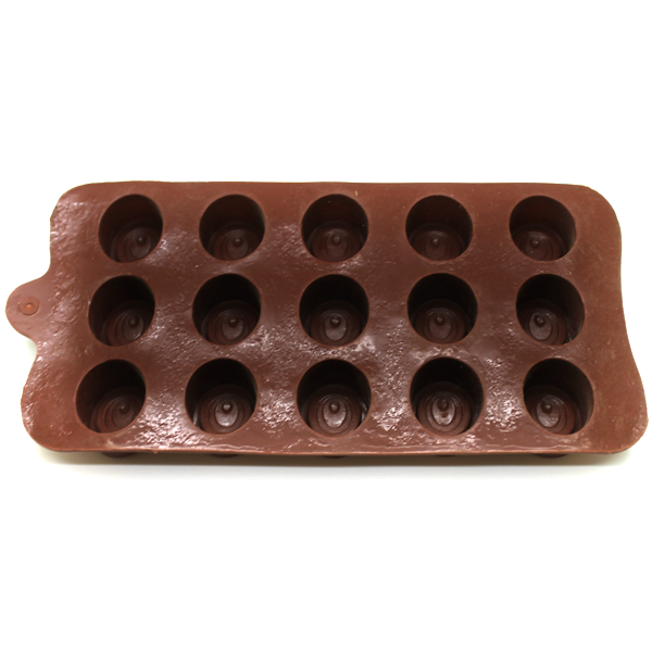 Silicone Chocolate Mold Oval Gold Ingot Shaped - bakeware bake house kitchenware bakers supplies baking