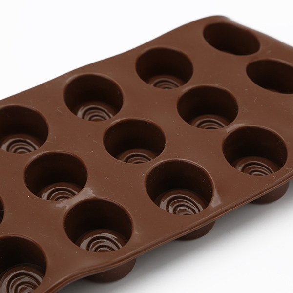 Silicone Chocolate Mold Oval Gold Ingot Shaped - bakeware bake house kitchenware bakers supplies baking