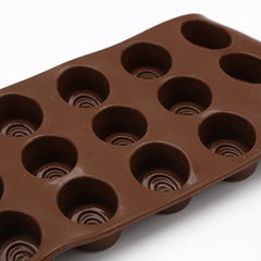 Silicone Chocolate Mold Oval Gold Ingot Shaped - bakeware bake house kitchenware bakers supplies baking