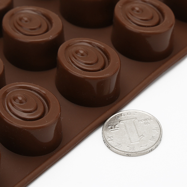 Silicone Chocolate Mold Oval Gold Ingot Shaped - bakeware bake house kitchenware bakers supplies baking