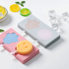 Ice Cream Popsicle Silicone Mold 2 Cavity - bakeware bake house kitchenware bakers supplies baking