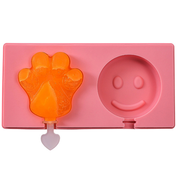 Ice Cream Popsicle Silicone Mold 2 Cavity - bakeware bake house kitchenware bakers supplies baking
