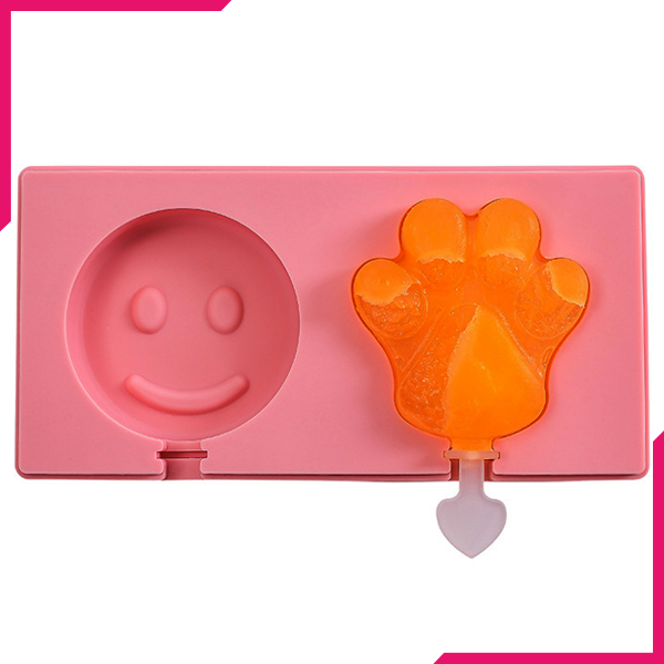 Ice Cream Popsicle Silicone Mold 2 Cavity - bakeware bake house kitchenware bakers supplies baking