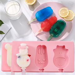 Silicone Popsicle Ice Cream Mold  3 Cavity - bakeware bake house kitchenware bakers supplies baking