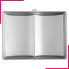 Large Aluminum 3D Book Cake Pan - bakeware bake house kitchenware bakers supplies baking