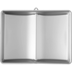 Large Aluminum 3D Book Cake Pan - bakeware bake house kitchenware bakers supplies baking