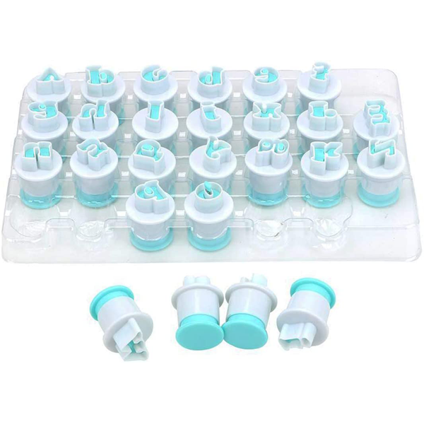 Small Alphabet Plunger Cutter - bakeware bake house kitchenware bakers supplies baking