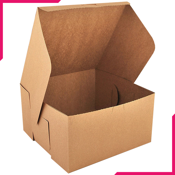 Brown Cake Box Small - bakeware bake house kitchenware bakers supplies baking