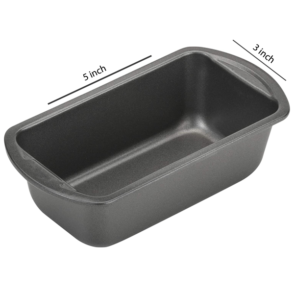 Mini Loaf Pan 5x3 Inches - bakeware bake house kitchenware bakers supplies baking